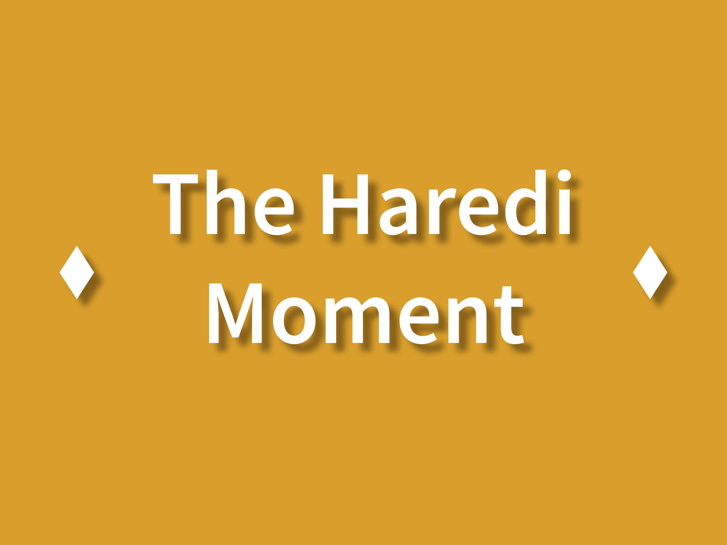 The Haredi Moment: A Postscript on the Tragedy at Mt. Meron, Part 4