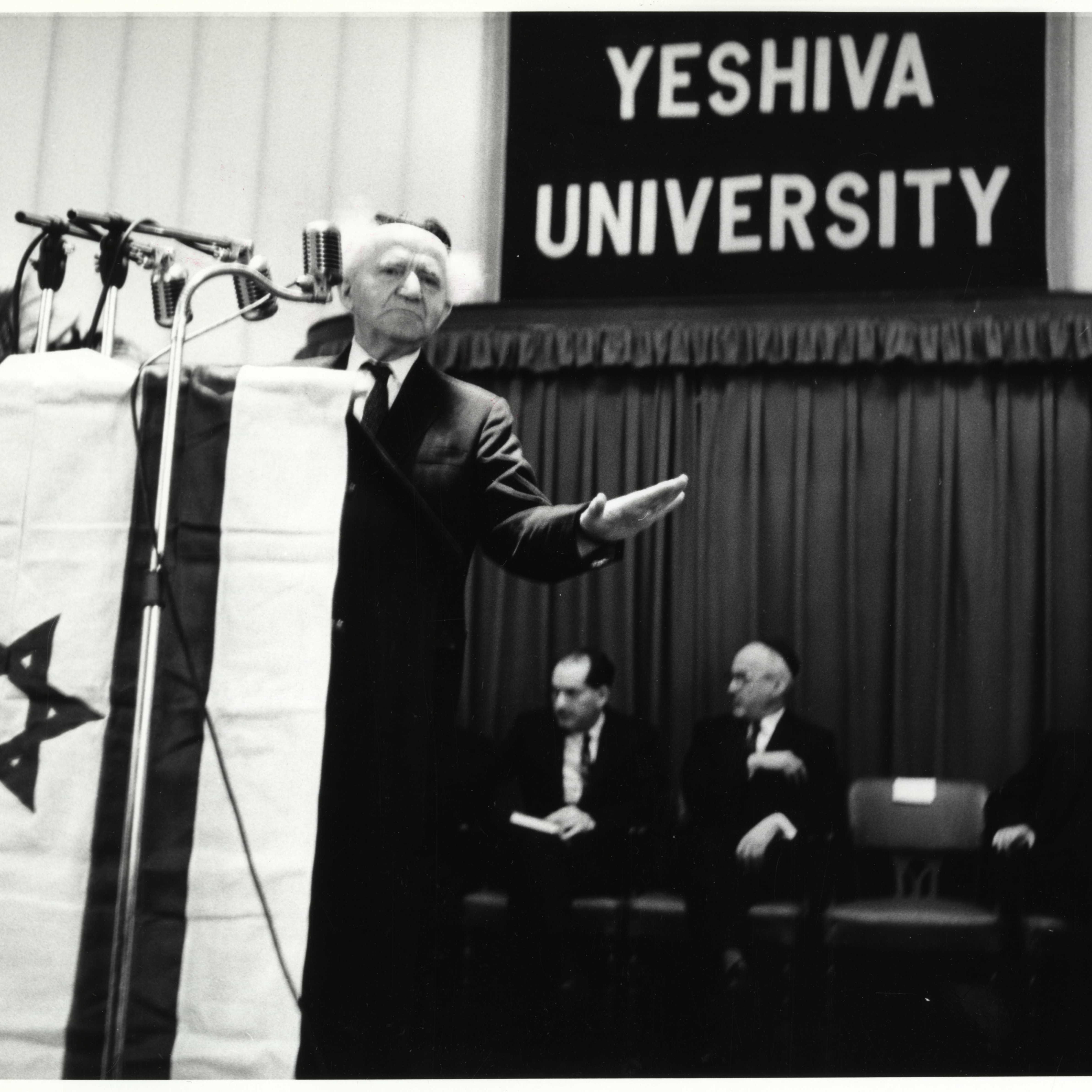 David Ben-Gurion on Campus in 1960