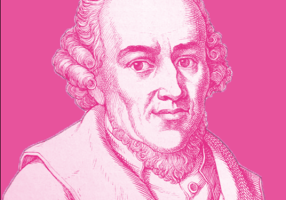 Moses Mendelssohn tinted pink