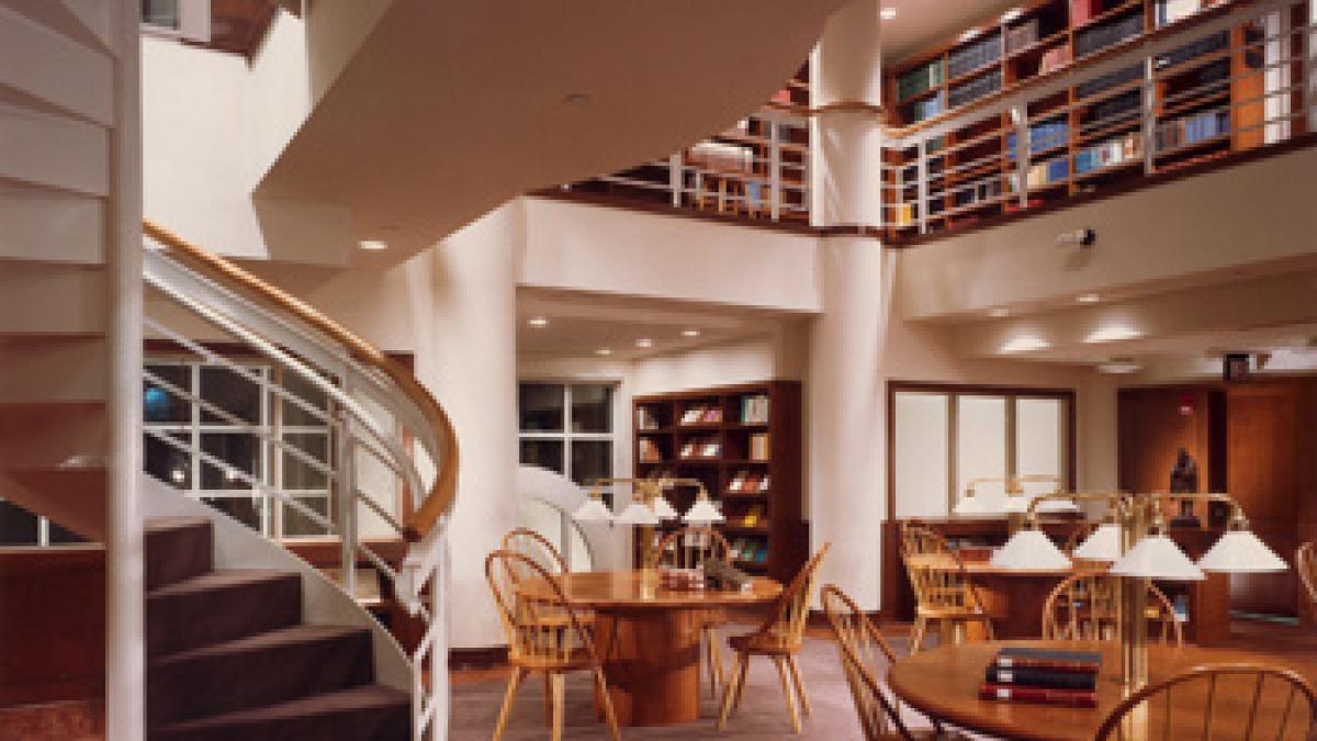 Reading Room, Library at the Katz Center