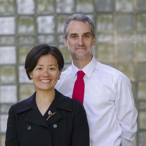 Helen Kim and Noah Leavitt